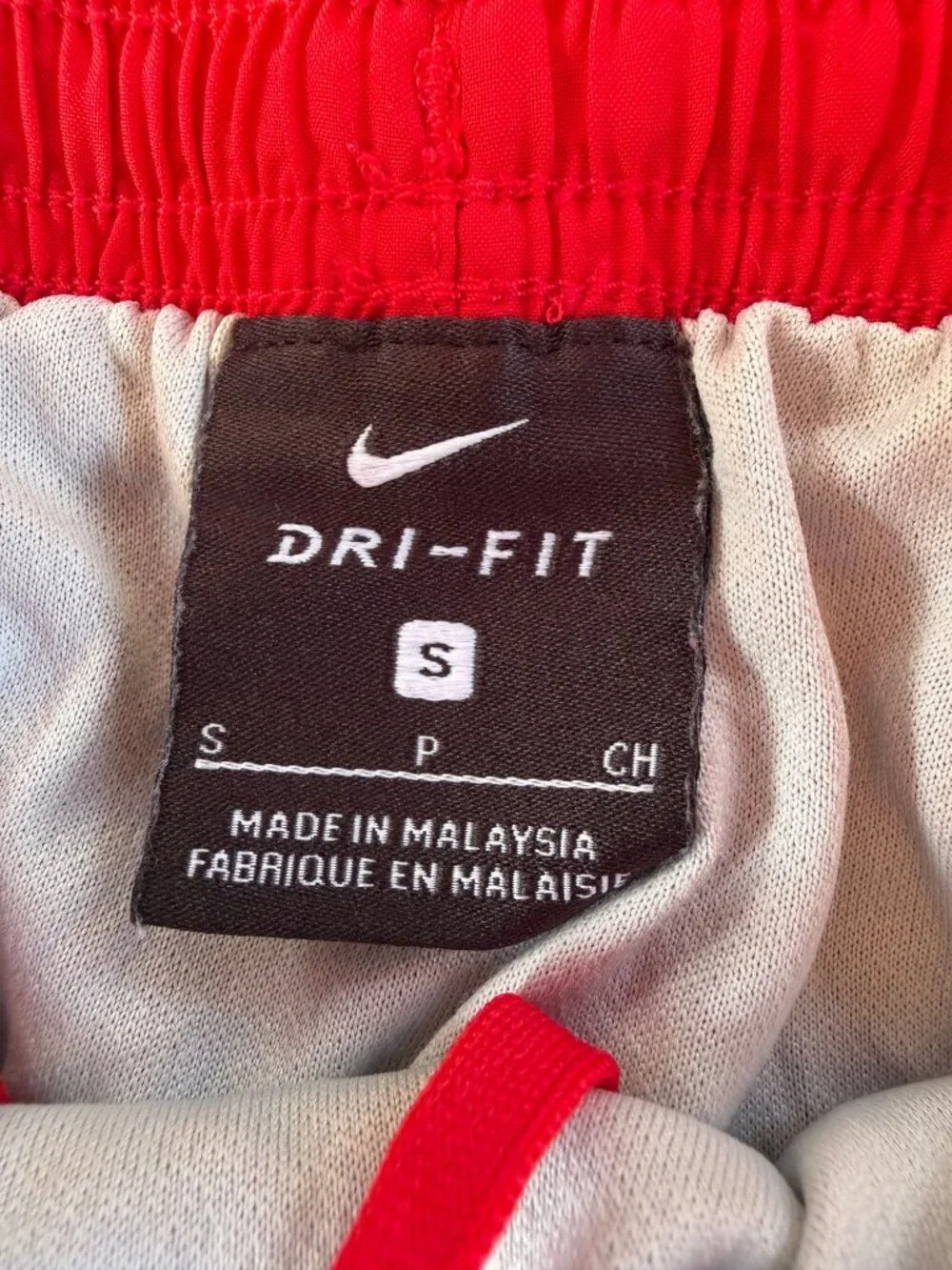 Kids Nike Dri-FIT Running Shorts Small Red Athletic